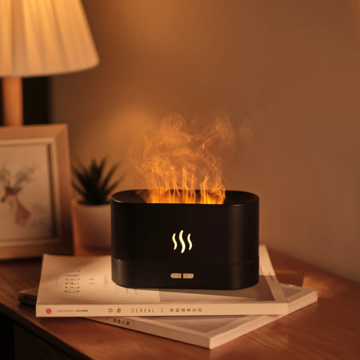 Flame Humidifier in use